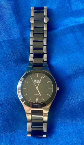 Boccia herrenuhr keramik - herrenuhr,