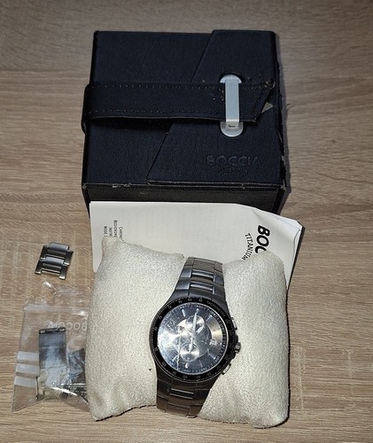 Boccia titanium herrenuhr 3773 - titanium,